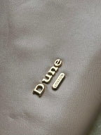 Dune London Blush Beige Envelope Flap Crossbody Bag Shoulder Chain Strap Clutch