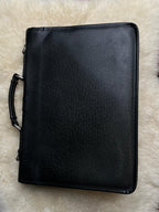 Vintage Atlas Black Hard Briefcase Attache Portfolio Case Business Laptop Bag