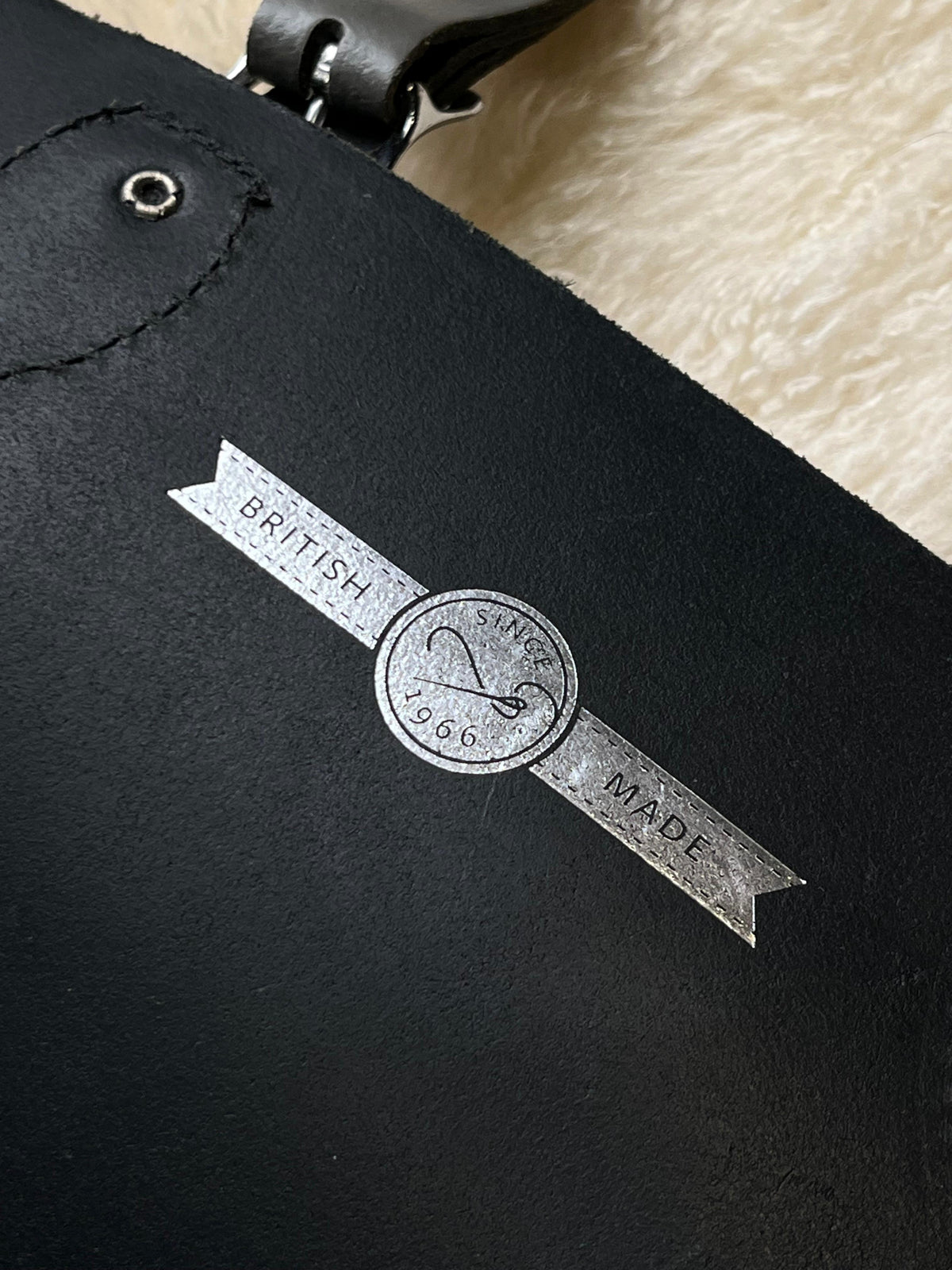 The Seulgi Leather Satchel Co. Black Leather Backpack British Made Rucksack