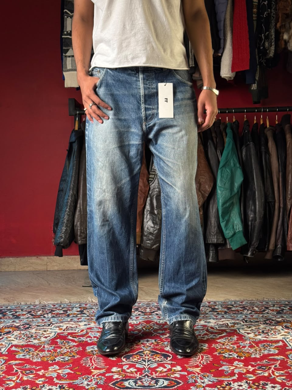 NEXT Straight Fit Medium Washed JEANS - 32