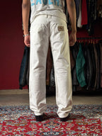Vintage D&G Dolce & Gabbana White Straight FIT JEANS - 32
