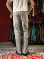 Christian Audigier Denim Distressed Gray Straight FIT Jeans - 34
