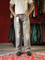 Christian Audigier Denim Distressed Gray Straight FIT Jeans - 34