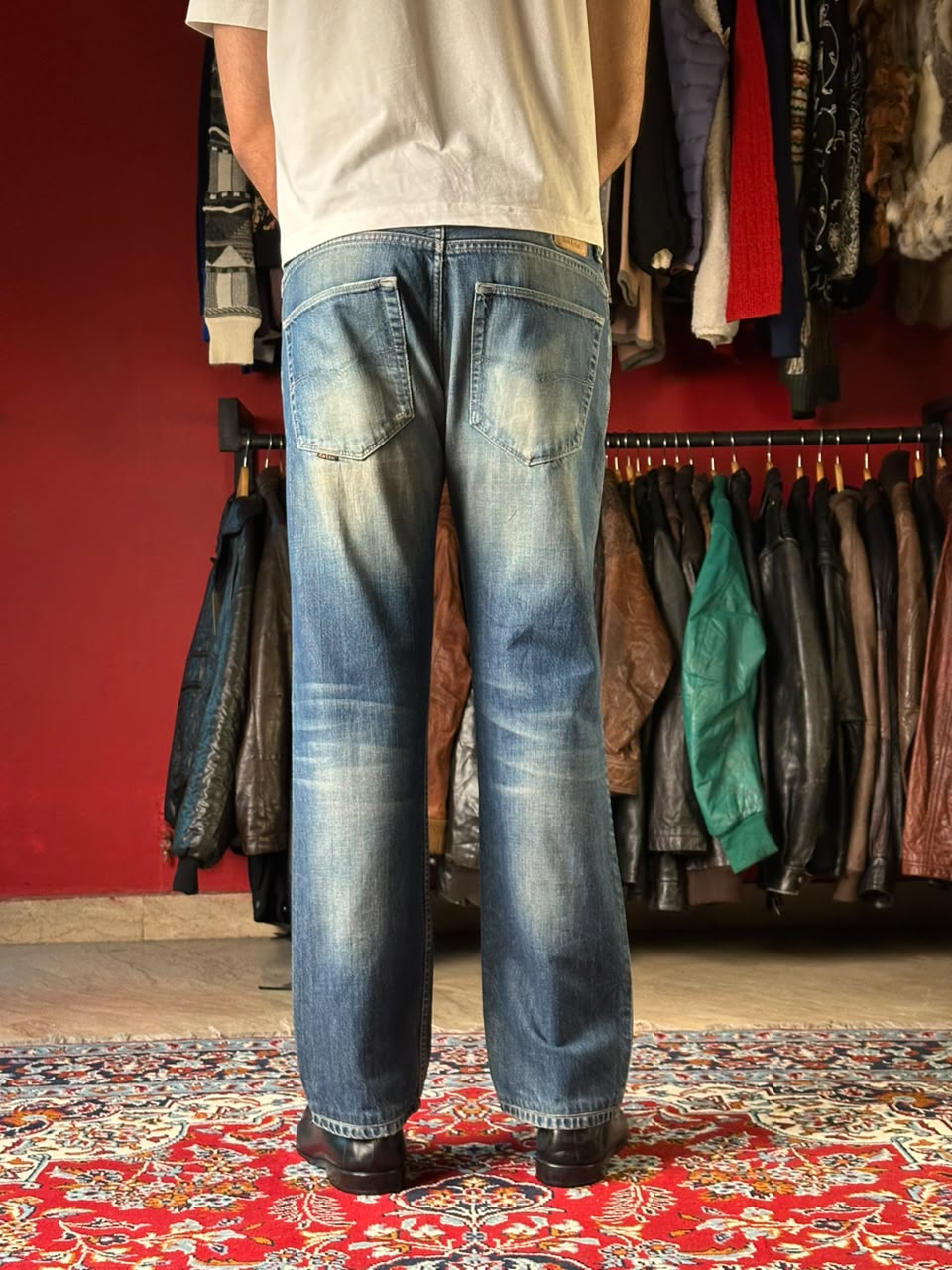 Salsa Straight Navarro Medium Washed Faded Jeans - 34