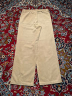 Vintage Prada Beige Wide FIt Chino Jeans - 30