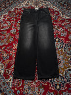 Maison Bleu Paris Aurélie Black Wide Leg Jeans - 34