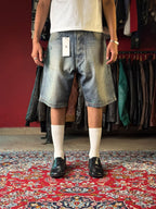 Player One 01 Denim Unit Embroidered Shorts - 32
