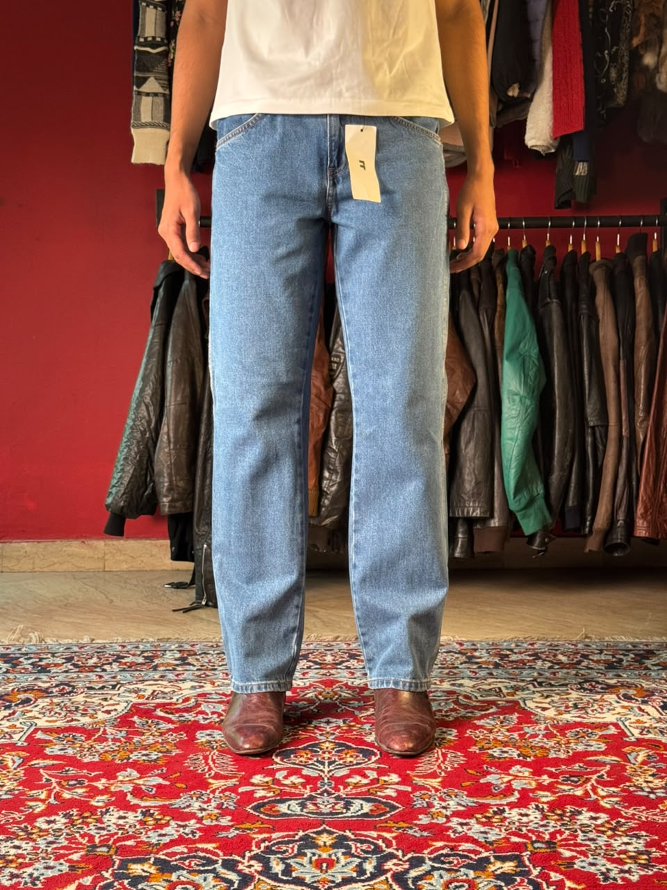 Rivet Supply Co. Blue Cotton Relaxed-Straight FIT JEANS - 30
