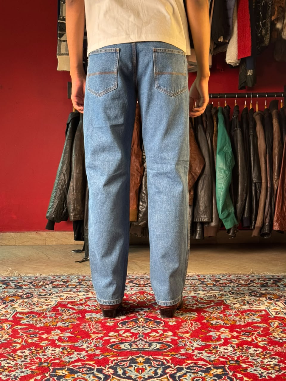 Rivet Supply Co. Blue Cotton Relaxed-Straight FIT JEANS - 30