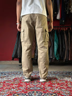 St. John's Bay Comfort Straight Fit Khaki Tan Cargo Pants - 32