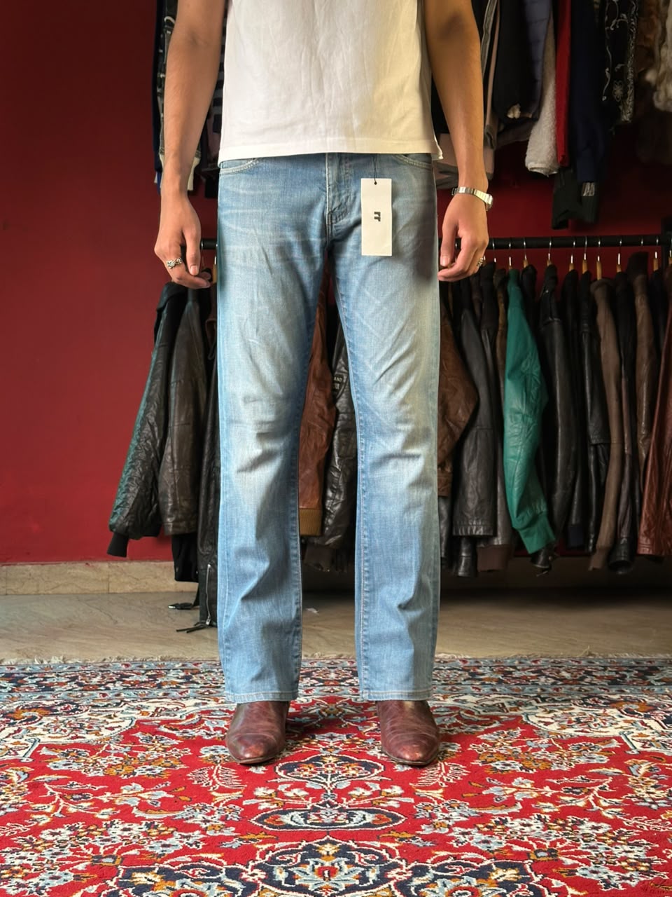 Levis 527 Faded Light WashED Bootcut JEANS - 32