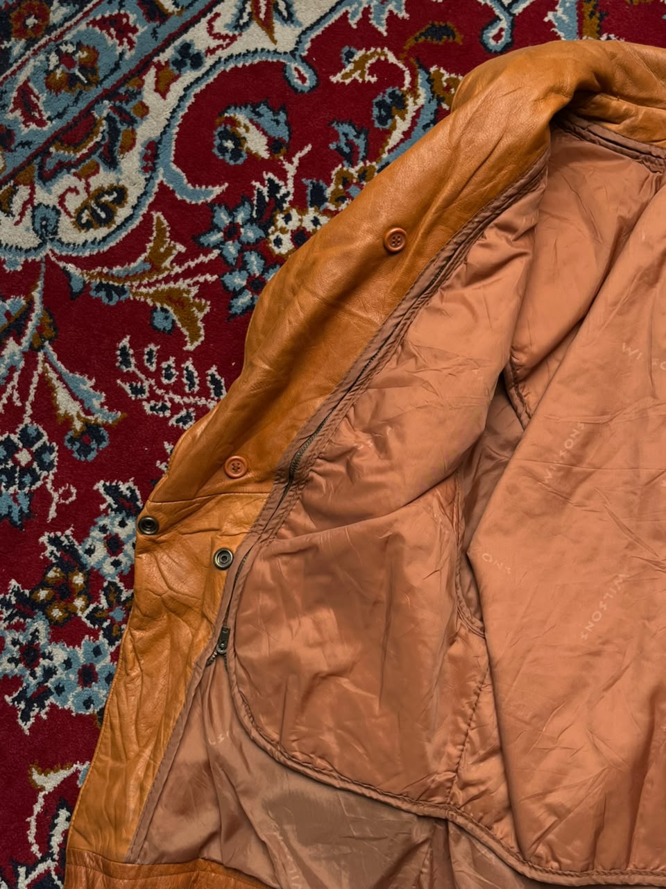 Vintage Wilsons Leather Women Tan Bomber Jacket - M