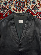 Armani Collezioni Lambskin Leather Blazer - M