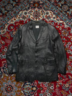 Armani Collezioni Lambskin Leather Blazer - M