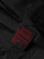 Vintage Redskins Cowhide Multi Pocket Black Leather Jacket - S