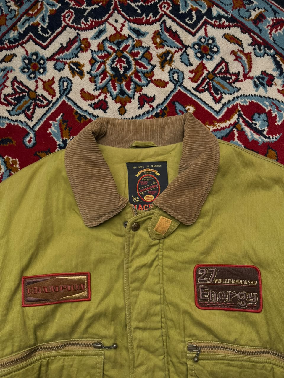 Vintage Machope Canvas Cotton Workwear Bomber Jacket - M