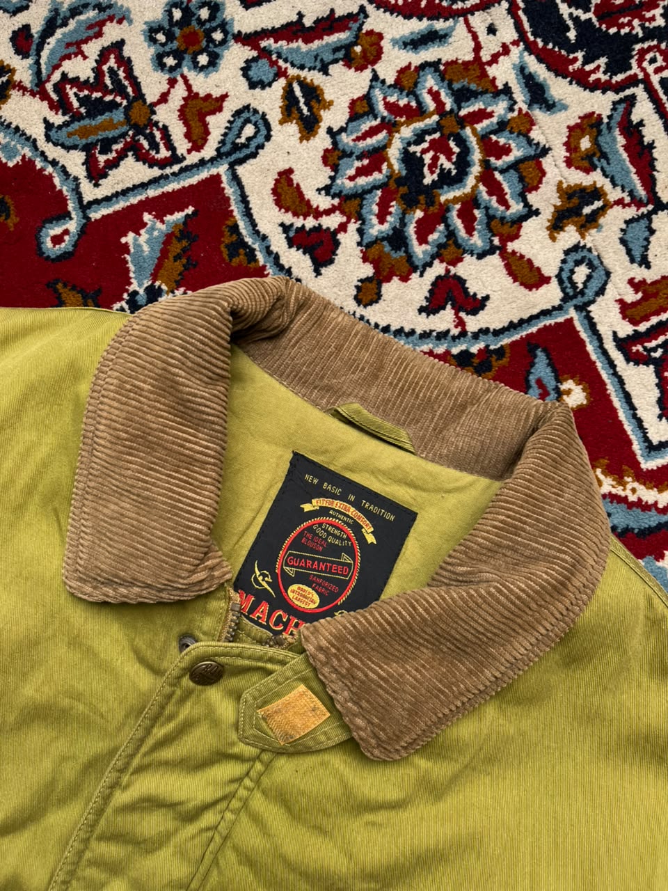 Vintage Machope Canvas Cotton Workwear Bomber Jacket - M