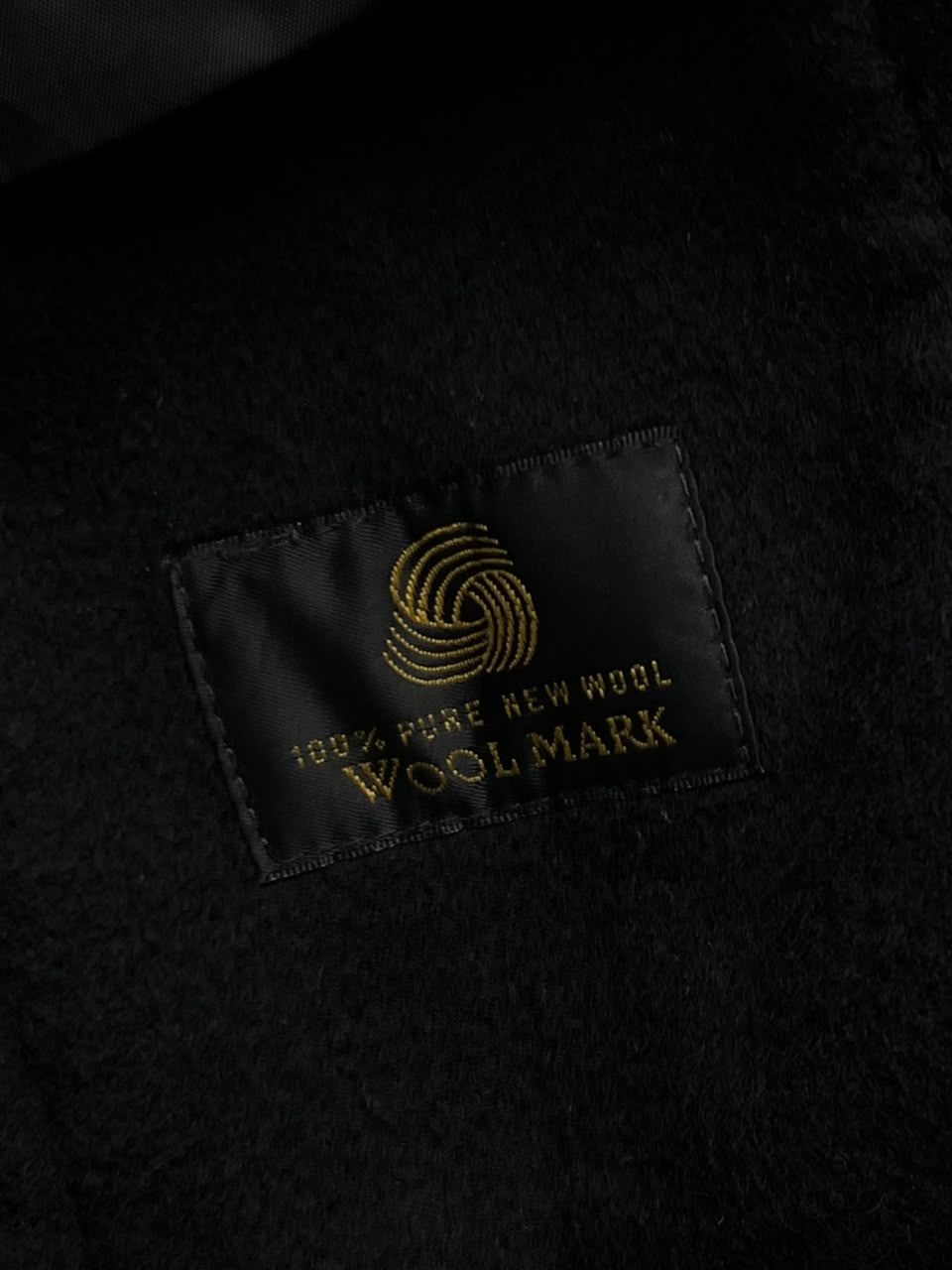 Art Win Black Wool Harrington Jacket - M