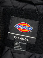 Dickies Wool Blend Quilted BLACK Varsity Bomber Jacket - XL