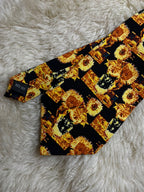 De BRASSAC 100% Silk Tie Mens Vincent Van Gogh Sunflowers Art Floral Museum