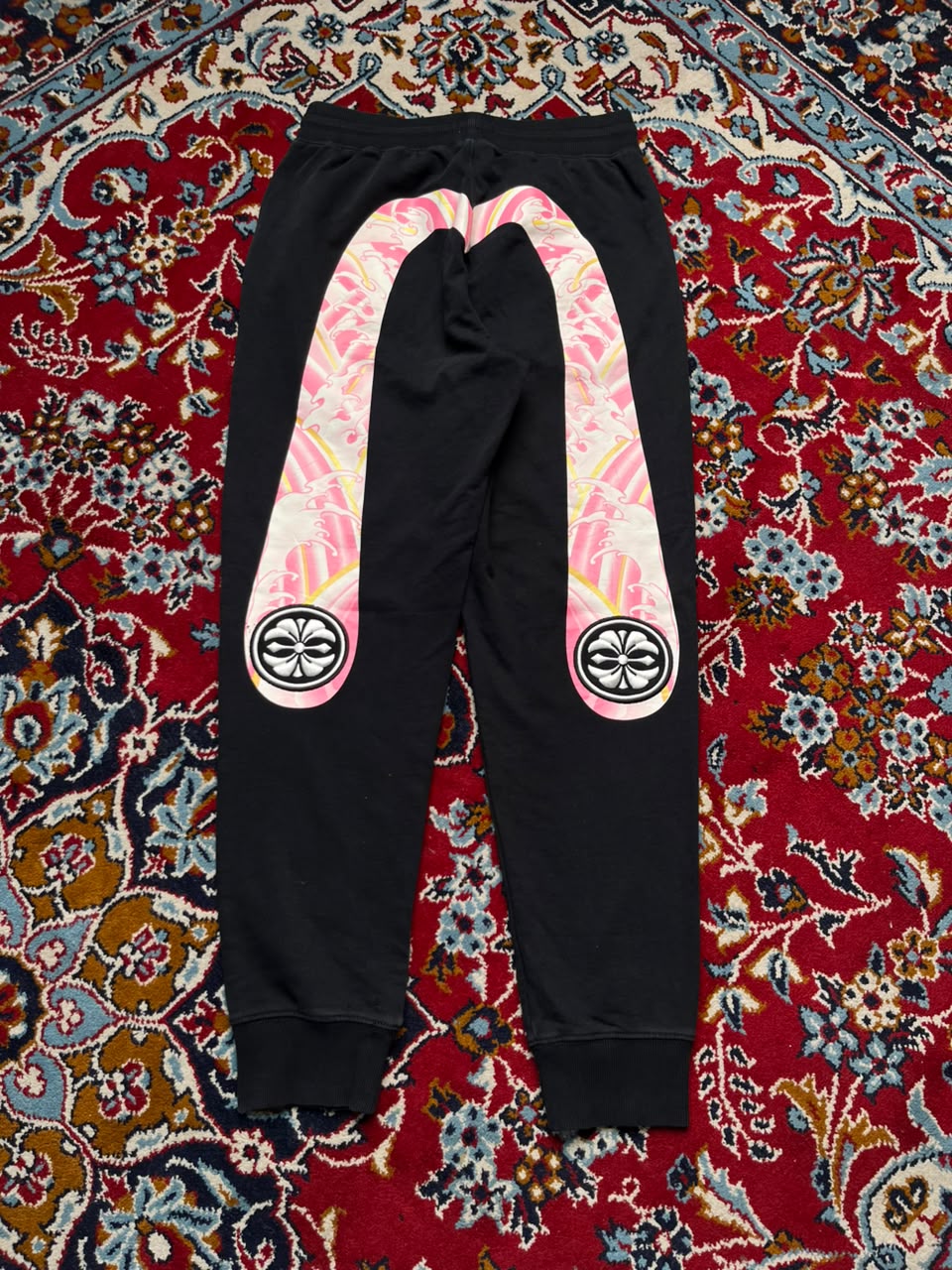 Evisu Heritage Daicock Graphic Black Sweatpant - 26