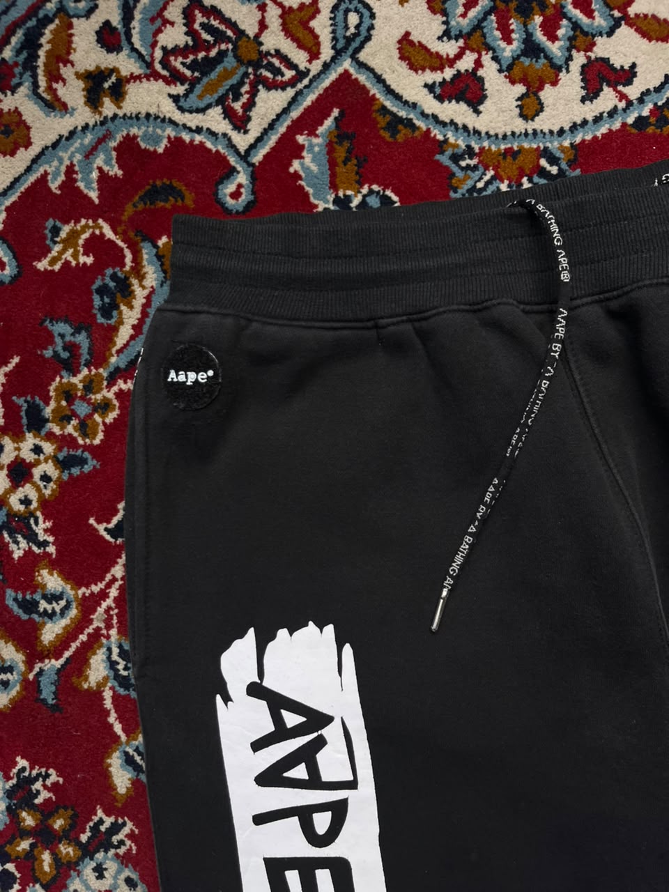 Aape By A Bathing Ape Multi Graphic PrintED Sweatpants - 30