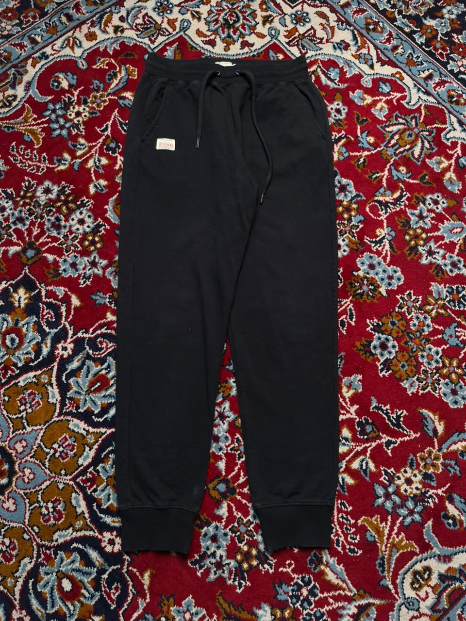 Evisu Heritage Daicock Graphic Black Sweatpant - 26