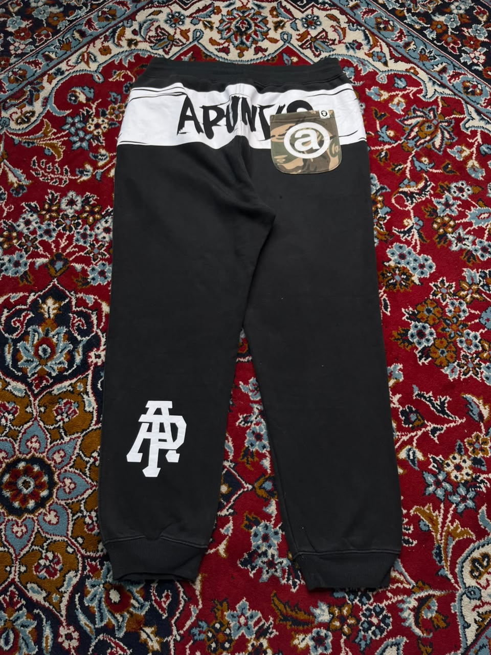 Aape By A Bathing Ape Multi Graphic PrintED Sweatpants - 30