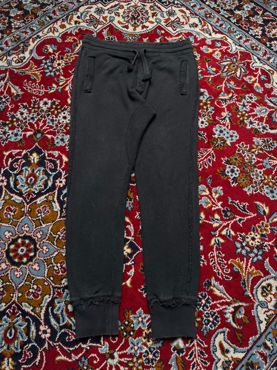 Dolce & Gabbana Distressed Raw Hem Sweatpants - 32