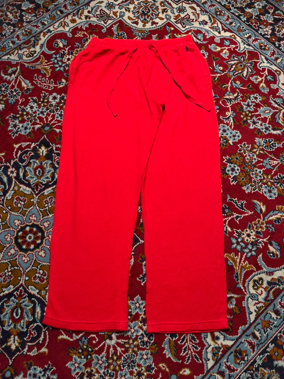 Polo Ralph Lauren Waffle Knit Cotton Red LoungeWEAR - 32