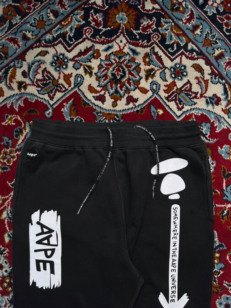 Aape By A Bathing Ape Multi Graphic PrintED Sweatpants - 30