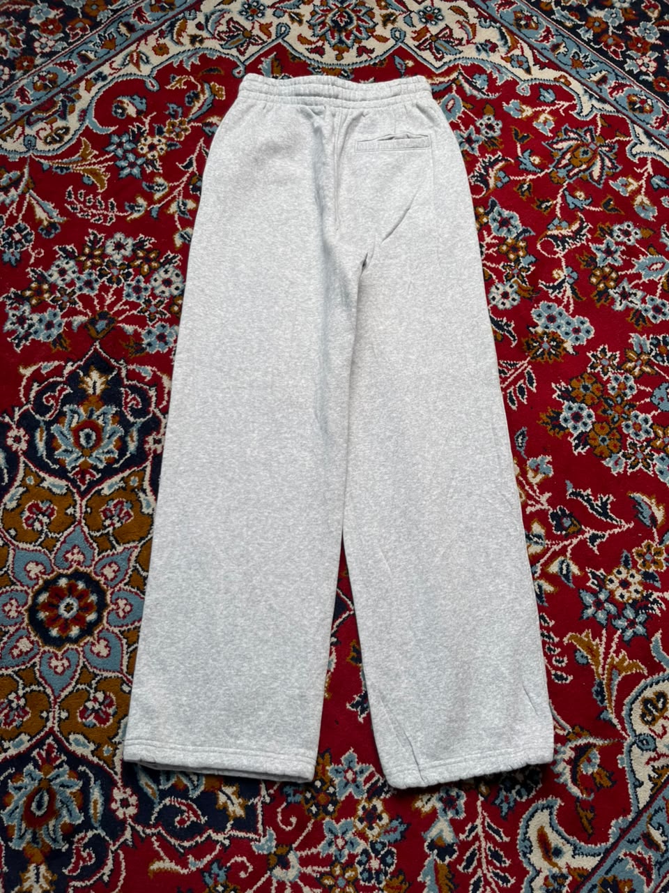 GU Grey Heather Pintuck Wide Leg Sweatpants - 24