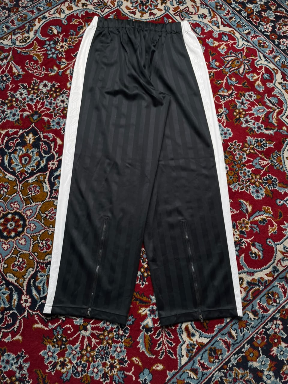Vintage Puma Striped Ankle Zip Trousers - 32