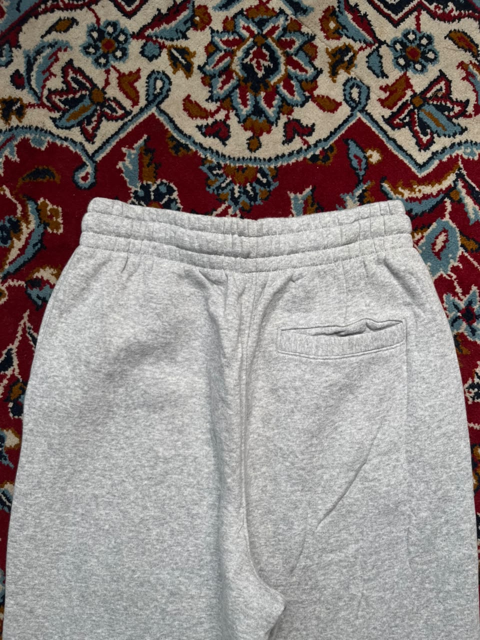 GU Grey Heather Pintuck Wide Leg Sweatpants - 24