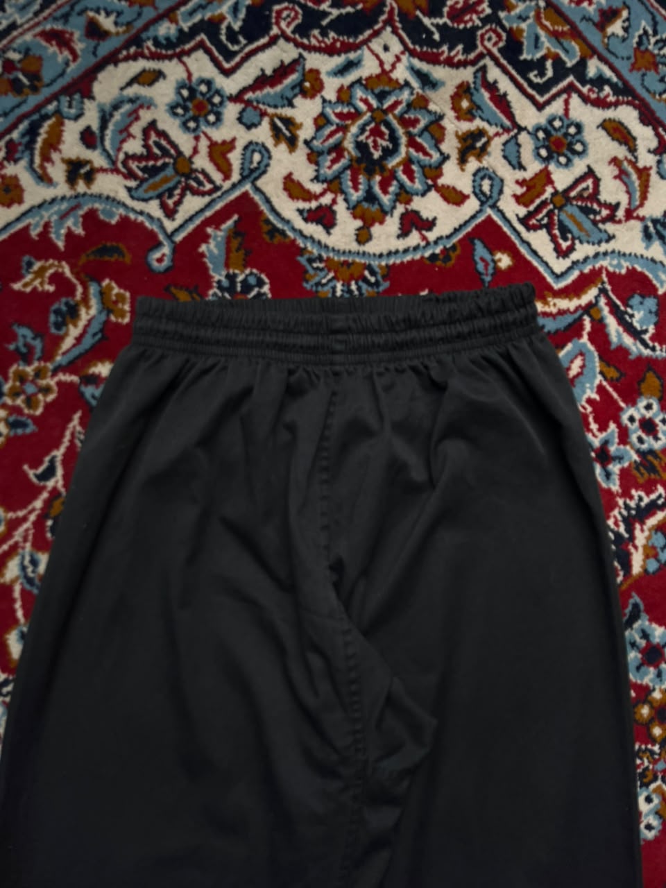 Vintage Plain Black Baggy FIT Trousers - 26