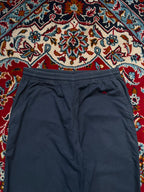 Burberry London Embroidered Equestrian Knight Cotton Baggy Trousers - 30