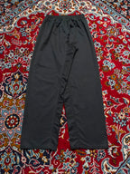 Vintage Plain Black Baggy FIT Trousers - 26