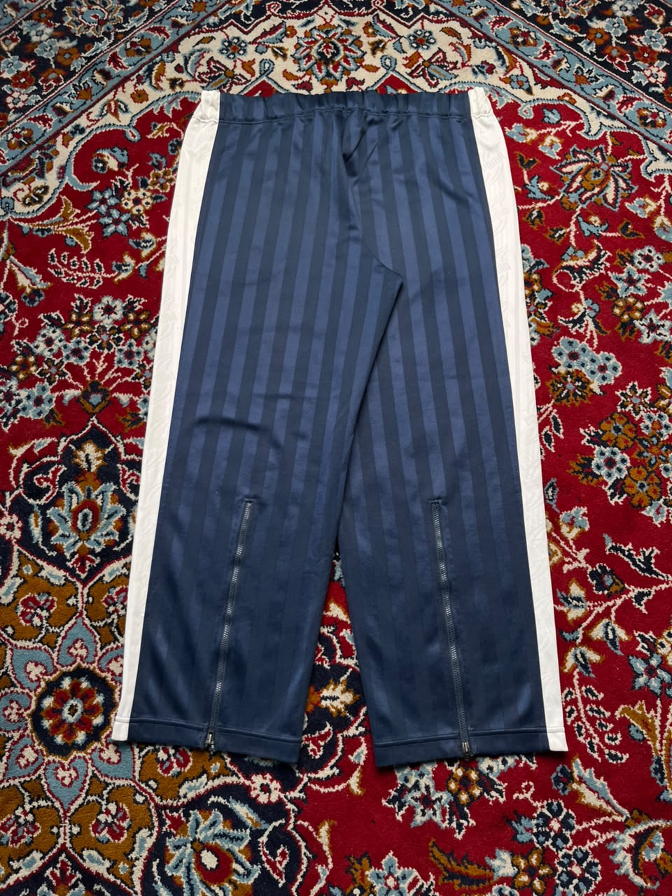 Vintage Puma Striped Ankle Zip Trousers - 34