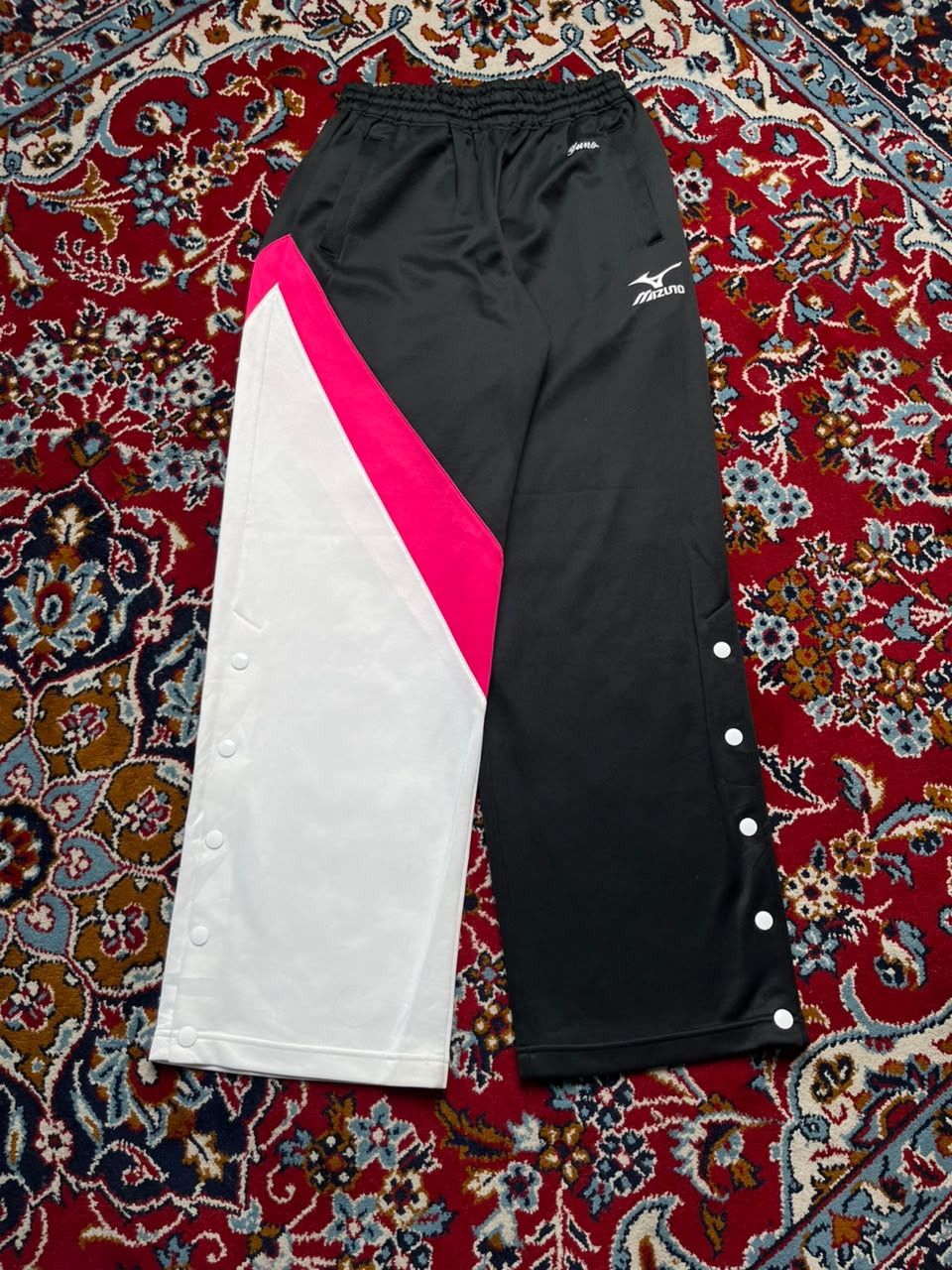 Vintage Mizuno Snap Tearaway Colorblock Trousers - 26