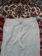 Uniqlo Heather Grey Fleece Wide Leg Loungewear - 26
