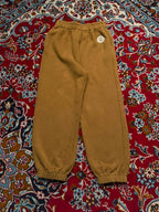 Dirty Pineapple Embroidered Tan Cinch Cuff Baggy Fleece Sweatpant - 24
