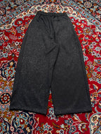 BBX Black Speckled Fleck Pleated Wide Leg Culotte trousers - 24