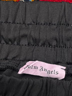 Palm Angels Rainbow Stripe Ankle Zip Black trousers -  30