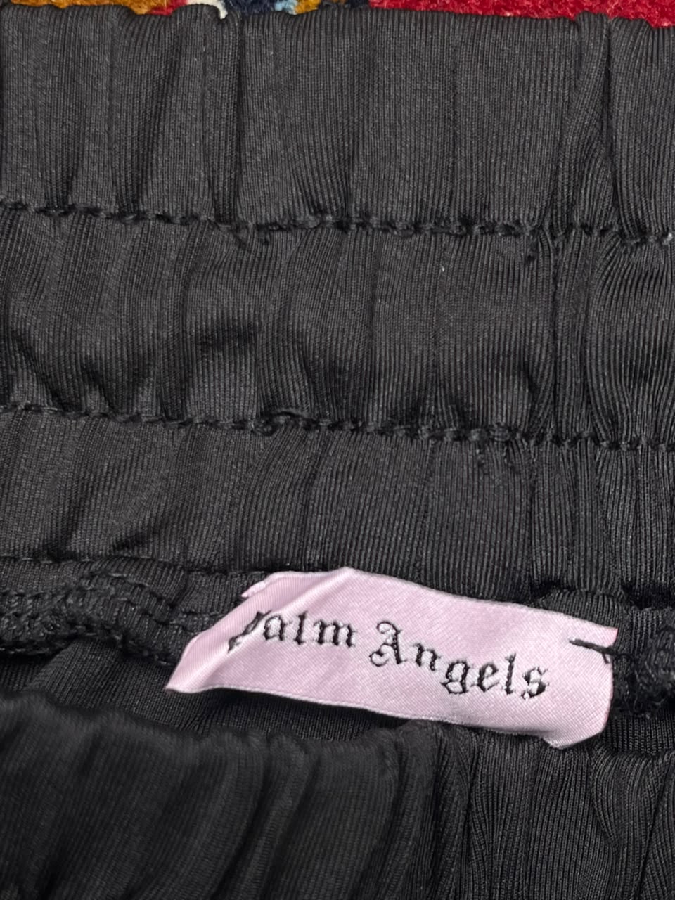 Palm Angels Rainbow Stripe Ankle Zip Black trousers -  30
