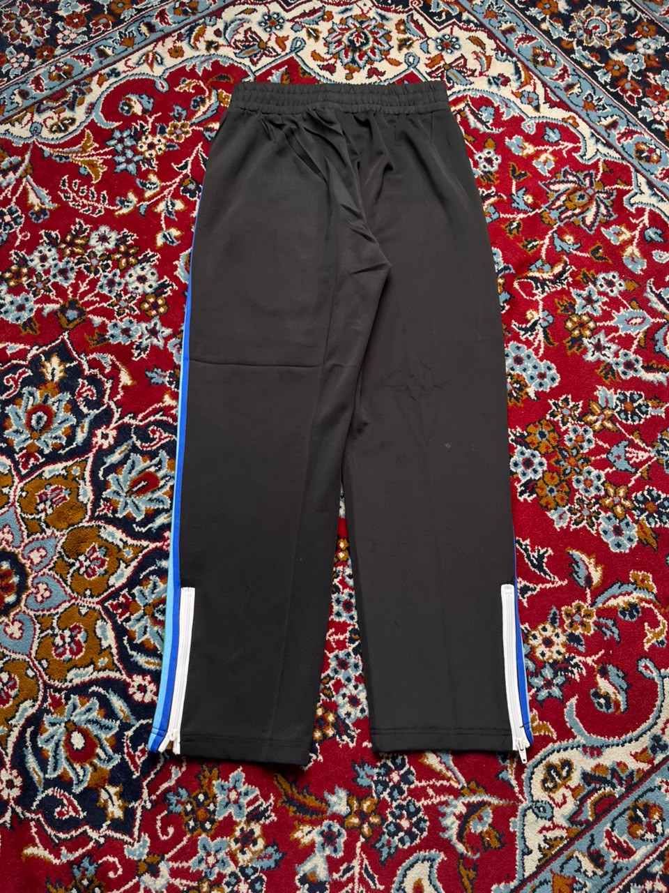 Palm Angels Rainbow Stripe Ankle Zip Black trousers -  30