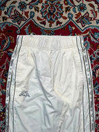 Vintage Kappa Banda Omini Side Tape Ankle Zip White trousers - 28