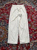 Vintage Kappa Banda Omini Side Tape Ankle Zip White trousers - 28
