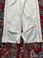 Vintage Kappa Banda Omini Side Tape Ankle Zip White trousers - 28