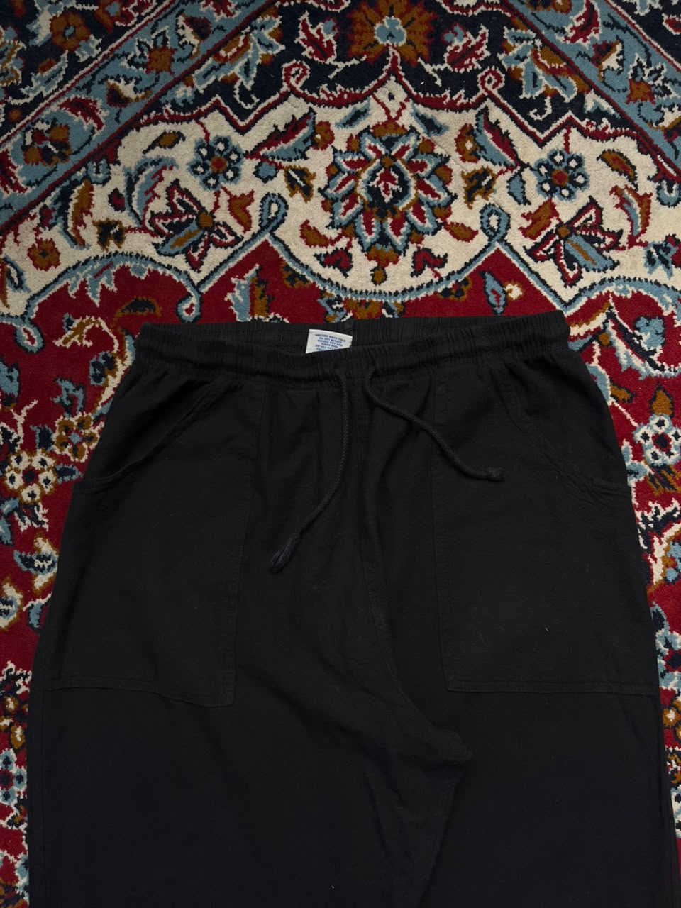 Vintage Sea Breeze of California Black Cotton Straight FIT trousers - 32