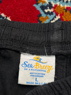 Vintage Sea Breeze of California Black Cotton Straight FIT trousers - 32